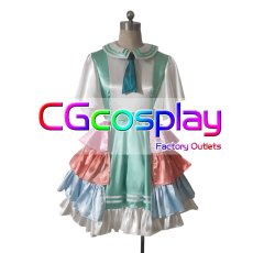 画像1: ラブライブ! サンシャイン!!　小原鞠莉　La la 勇気のうた　コスプレ衣装 (1)