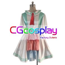 画像1: ラブライブ! サンシャイン!!　渡辺曜　La la 勇気のうた　コスプレ衣装 (1)