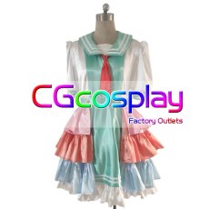 画像1: ラブライブ! サンシャイン!!　桜内梨子　La la 勇気のうた　コスプレ衣装 (1)