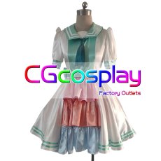 画像1: ラブライブ! サンシャイン!!　松浦果南　La la 勇気のうた　コスプレ衣装 (1)