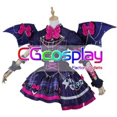 画像1: アイカツスターズ!　桜庭ローラ　ロックマイハートコーデ　コスプレ衣装 (1)
