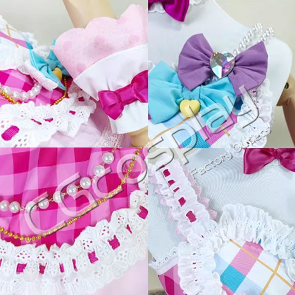 アイカツスターズ! 虹野ゆめ プルミエールベリーコーデ コスプレ衣装