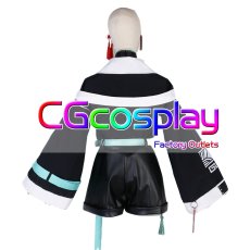 画像2: バーチャルYouTuber　VTuber　緑仙　チャイナストリート　コスプレ衣装 (2)