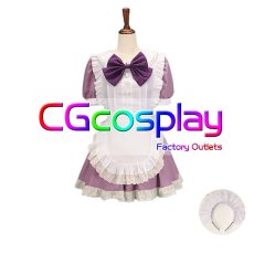 画像1: 魔法少女まどか☆マギカ　暁美ほむら　メイド服　コスプレ衣装 (1)