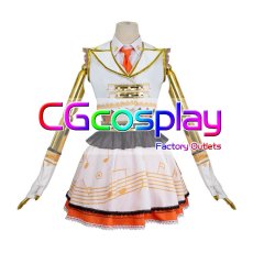 画像1: ラブライブ！サンシャイン!!　高海千歌　ハートに響かせて　コスプレ衣装 (1)