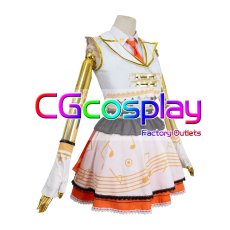 画像2: ラブライブ！サンシャイン!!　高海千歌　ハートに響かせて　コスプレ衣装 (2)