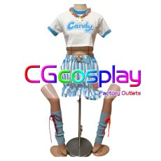 画像1: ラブライブ！サンシャイン!!　渡辺曜　ヴィレッジヴァンガード　コスプレ衣装 (1)