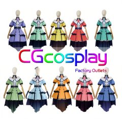 ラブライブ!スーパースター!! liella! 3期挿入歌 スーパースター!! 澁谷かのん 唐可可 嵐千砂都 平安名すみれ 葉月恋 桜小路きな子 米女メイ 若菜四季 鬼塚夏美 鬼塚冬毬  ウィーン・マルガレーテ コスプレ衣装