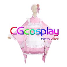 画像1: 2.5次元の誘惑　天乃リリサ　和風メイド　コスプレ衣装 (1)