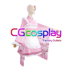 画像2: 2.5次元の誘惑　天乃リリサ　和風メイド　コスプレ衣装 (2)