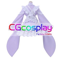 画像2: バーチャルYouTuber　VTuber　結城さくな　和風メイド服　コスプレ衣装 (2)