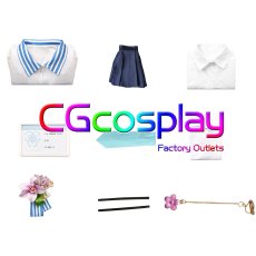 画像4: ブルーアーカイブ　白洲アズサ　ローソンコラボ　コスプレ衣装 (4)