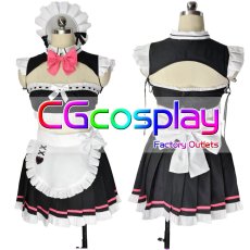 画像2: ブルーアーカイブ　黒舘ハルナ　メイド　コスプレ衣装 (2)
