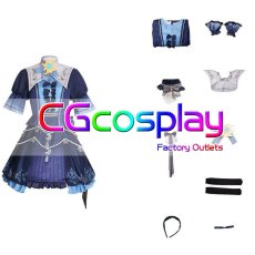 画像5: プロジェクトセカイ カラフルステージ！ feat. 初音ミク　暁山瑞希　Twilight Reflect　来てくれないとヤダ！　コスプレ衣装 (5)