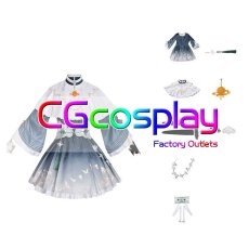 画像5: プロジェクトセカイ カラフルステージ！ feat. 初音ミク　初音ミク　月の恒なるが如く　コスプレ衣装 (5)