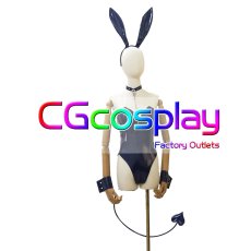 画像2: ブルーアーカイブ　橘ヒカリ　バニーガール　コスプレ衣装 (2)