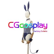 画像1: ブルーアーカイブ　橘ヒカリ　バニーガール　コスプレ衣装 (1)