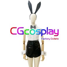 画像1: チェンソーマン　マキマ　バニー　コスプレ衣装 (1)