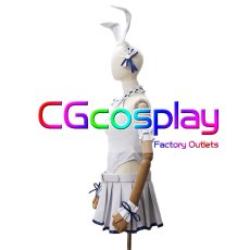 画像1: バーチャルYouTuber　VTuber　湊あくあ　バニー　コスプレ衣装 (1)