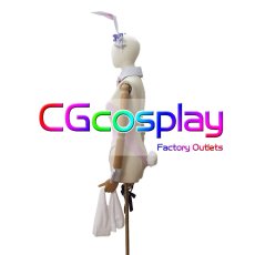 画像1: ブルーアーカイブ　聖園ミカ　バニーガール　コスプレ衣装 (1)