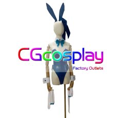 画像2: ブルーアーカイブ　飛鳥馬トキ　バニーガール　コスプレ衣装 (2)