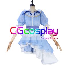 画像2: ラブライブ！サンシャイン!!　Aqours　沼津市制100周年記念コラボ衣装　声優ver.　渡辺曜　小原鞠莉　津島善子　国木田花丸　桜内梨子　黒澤ダイヤ　黒澤ルビィ　高海千歌　松浦果南　コスプレ衣装 (2)