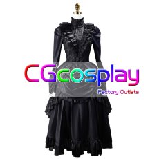 画像1: エルデンリング ナイトレイン　復讐者　暗黒　コスプレ衣装 (1)