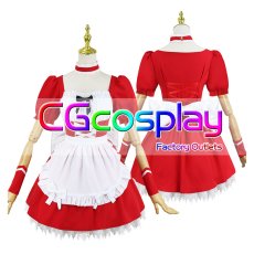 画像1: 新世紀エヴァンゲリオン　式波・アスカ・ラングレー　綾波レイ　メイドVer.　コスプレ衣装 (1)