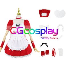 画像3: 新世紀エヴァンゲリオン　式波・アスカ・ラングレー　綾波レイ　メイドVer.　コスプレ衣装 (3)