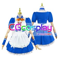 画像4: 新世紀エヴァンゲリオン　式波・アスカ・ラングレー　綾波レイ　メイドVer.　コスプレ衣装 (4)