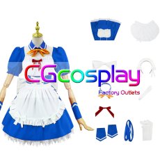 画像5: 新世紀エヴァンゲリオン　式波・アスカ・ラングレー　綾波レイ　メイドVer.　コスプレ衣装 (5)