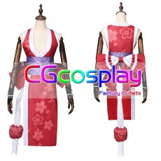 画像1: ストリートファイター6　不知火舞　コスプレ衣装 (1)