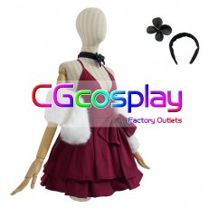 画像1: ブルーアーカイブ　浅黄ムツキ(ドレス)　コスプレ衣装 (1)