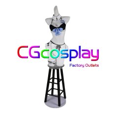 画像3: バーチャルYouTuber　VTuber　兎田ぺこら　ホロナツパラダイス　コスプレ衣装 (3)