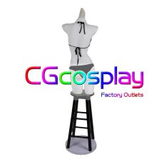 画像6: バーチャルYouTuber　VTuber　兎田ぺこら　ホロナツパラダイス　コスプレ衣装 (6)