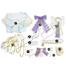 画像4: ラブライブ！サンシャイン!!　渡辺曜　小原鞠莉　津島善子　ラグジュアリークルーズ編　コスプレ衣装 (4)