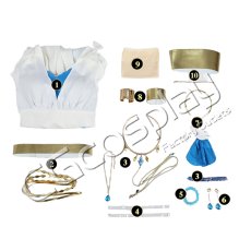 画像4: Re:ゼロから始める異世界生活　エミリア　プリステラの宴　コスプレ衣装 (4)