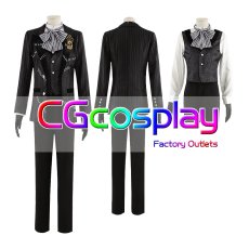 画像5: ツイステッドワンダーランド　トレイ・クローバー(Trey Clover)　ナイトメアースーツ　コスプレ衣装 (5)