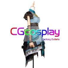 画像3: プロジェクトセカイ カラフルステージ！ feat. 初音ミク　日野森雫　ファシネイティング・アイドル　おまんじゅうでリラックス♪　コスプレ衣装 (3)