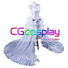 画像1: アズールレーン　チェシャー　ハイネス・イン・ホワイト　コスプレ衣装 (1)