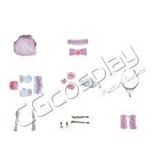 画像4: ある日、お姫様になってしまった件について　アタナシア・デイ・エルジェア・オベリア　コスプレ衣装 (4)