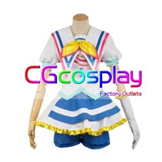 画像1: ラブライブ! School idol project　サンシャイン!!　Aqours（アクア） Sunshine！ 青空Jumping Heart　国木田花丸　コスプレ衣装 (1)