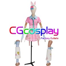 画像1: バーチャルYouTuber　VTuber　兎田ぺこら　新衣装　コスプレ衣装 (1)