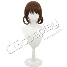 画像1: デリシャスパーティー?プリキュア　華満らん(キュアヤムヤム)　コスプレウィッグ　コスプレ衣装 (1)