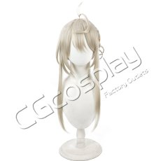 画像1: バーチャルYouTuber　VTuber　本阿弥あずさ　コスプレウィッグ　コスプレ衣装 (1)