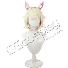 画像1: バーチャルYouTuber　VTuber　Mococo Abyssgard (モココ・アビスガード)　カジュアル衣装　コスプレウィッグ　コスプレ衣装 (1)