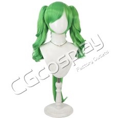 画像1: スマイルプリキュア!　緑川なお(キュアマーチ)　キュアマーチ　コスプレウィッグ　コスプレ衣装 (1)