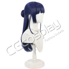 画像2: キミとアイドルプリキュア♪　キュアウインク/蒼風なな　コスプレウィッグ　コスプレ衣装 (2)