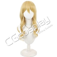 画像1: citrus　藍原柚子　巻き髪　コスプレウィッグ　コスプレ衣装 (1)