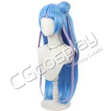 画像2: キミとアイドルプリキュア♪　キュアウインク/蒼風なな　変身　コスプレウィッグ　コスプレ衣装 (2)